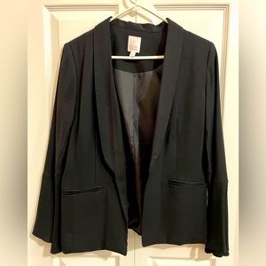 Lauren Conrad Black Blazer with Bell Sleeves Size 8